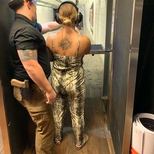 Soft, comfy snakeskin romper!